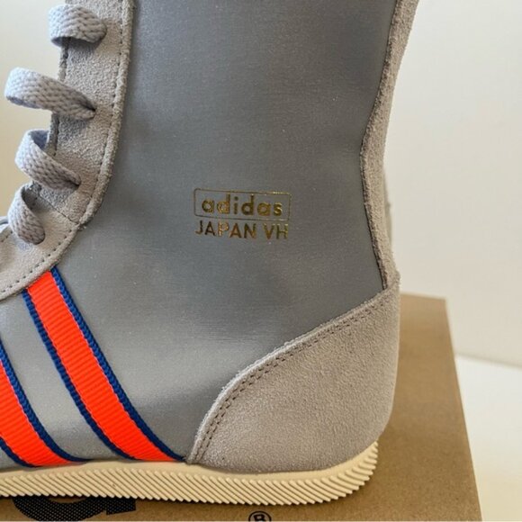ADIDAS  Japan Vh Sneaker Boots - Silver/Solar Orange/Grey Size 7 - Picture 9 of 16